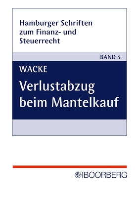Wacke | Verlustabzug beim Mantelkauf | Buch | 978-3-415-03429-7 | sack.de