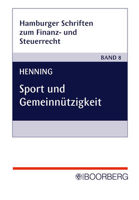 Henning |  Sport und Gemeinnützigkeit | Buch |  Sack Fachmedien