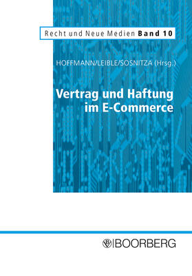 Hoffmann / Leible / Sosnitza |  Vertrag und Haftung im E-Commerce | Buch |  Sack Fachmedien