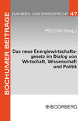Pielow |  Das neue Energiewirtschaftsgesetz im Dialog von Wirtschaft, Wissenschaft und Politik | Buch |  Sack Fachmedien