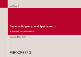 Jachmann / Liebl | Gemeinnützigkeits- und Spendenrecht | Buch | 978-3-415-04322-0 | sack.de