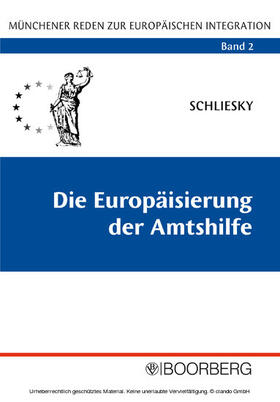 Schliesky | Die Europäisierung der Amtshilfe | E-Book | sack.de