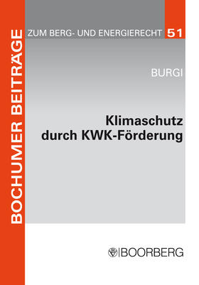 Burgi | Klimaschutz durch KWK-Förderung | E-Book | sack.de