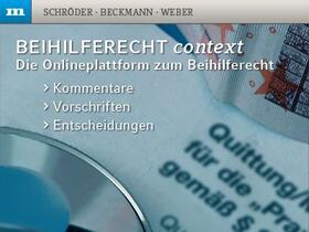 Beckmann / Richard Boorberg Verlag |  Beihilferecht context | Datenbank |  Sack Fachmedien