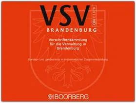VSV BRANDENBURG ON CLICK | Richard Boorberg Verlag | Datenbank | sack.de