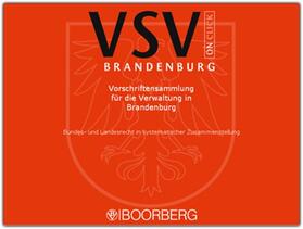 VSV BRANDENBURG ON CLICK | Richard Boorberg Verlag | Datenbank | sack.de