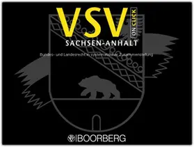 VSV Sachsen-Anhalt ON CLICK | Richard Boorberg Verlag | Datenbank | sack.de
