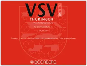 VSV THÜRINGEN ON CLICK | Richard Boorberg Verlag | Datenbank | sack.de