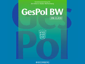 GesPol BW ON CLICK | Richard Boorberg Verlag | Datenbank | sack.de