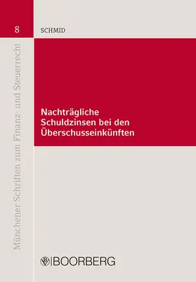 Schmid |  Nachträgliche Schuldzinsen bei den Überschusseinkünften | Buch |  Sack Fachmedien
