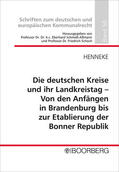 Henneke |  Henneke, H: Die deutschen Kreise und ihr Landkreistag | Buch |  Sack Fachmedien