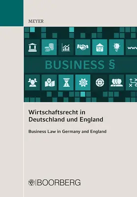 Meyer |  Wirtschaftsrecht in Deutschland und England | Buch |  Sack Fachmedien