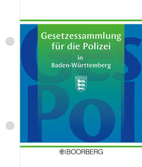 Richard Boorberg Verlag | Gesetzessammlung f&#252;r die Polizei in Baden-W&#252;rttemberg | Loseblattwerk | sack.de