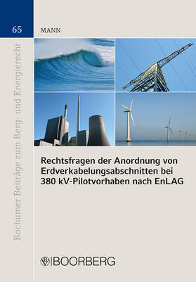 Mann | Rechtsfragen der Anordnung von Erdverkabelungsabschnitten bei 380 kV-Pilotvorhaben nach EnLAG | Buch | 978-3-415-06008-1 | sack.de