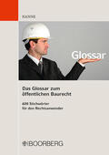 Hanne |  Hanne, W: Glossar zum öffentlichen Baurecht | Buch |  Sack Fachmedien