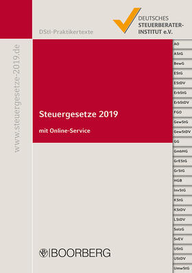 DStV/DStI | Steuergesetze 2019 | Medienkombination | 978-3-415-06377-8 | sack.de