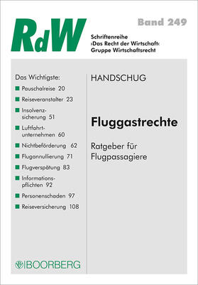 Handschug | Fluggastrechte | Buch | 978-3-415-06422-5 | sack.de