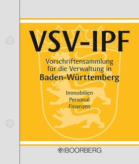 Ernst / Grau / Ludy |  VSV-IPF - Vorschriftensammlung für die Verwaltung in Baden-Württemberg, mit Fortsetzungesbezug | Loseblattwerk |  Sack Fachmedien