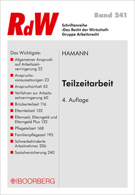 Hamann | Teilzeitarbeit | Buch | 978-3-415-06460-7 | sack.de