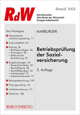 Marburger | Betriebsprüfung der Sozialversicherung | Buch | 978-3-415-06587-1 | sack.de