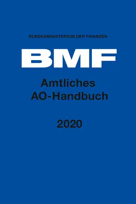 Bundesministerium der Finanzen | Amtliches AO-Handbuch 2020 | Buch | 978-3-415-06695-3 | www.sack.de