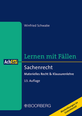 Schwabe | Schwabe, W: Sachenrecht | Buch | 978-3-415-06745-5 | sack.de