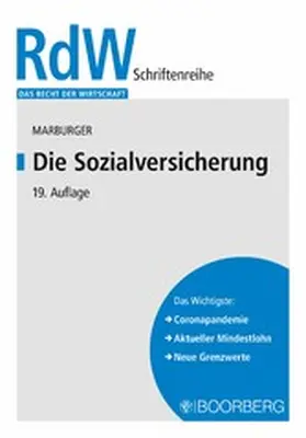 Marburger |  Die Sozialversicherung | eBook | Sack Fachmedien