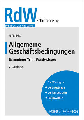 Niebling | Allgemeine Geschäftsbedingungen | Buch | 978-3-415-07345-6 | sack.de