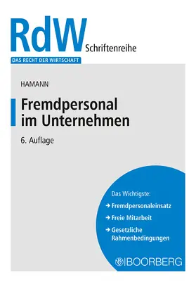 Hamann |  Fremdpersonal im Unternehmen | Buch |  Sack Fachmedien