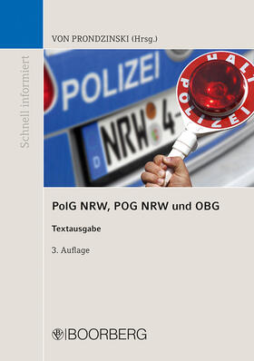 Prondzinski | PolG NRW, POG NRW und OBG | Buch | 978-3-415-07450-7 | sack.de