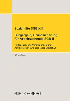 Richard Boorberg Verlag |  Sozialhilfe SGB XII - Bürgergeld, Grundsicherung für Arbeitsuchende SGB II | Buch |  Sack Fachmedien