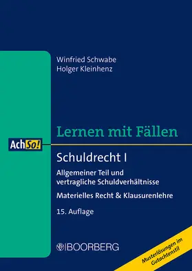 Schwabe / Kleinhenz |  Schuldrecht I | Buch |  Sack Fachmedien