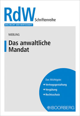 Niebling | Das anwaltliche Mandat | Buch | 978-3-415-07530-6 | sack.de