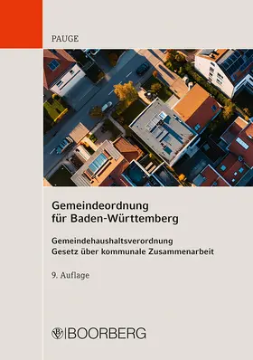 Pauge |  Gemeindeordnung für Baden-Württemberg | Buch |  Sack Fachmedien
