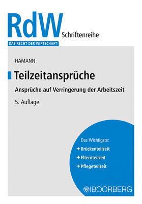 Hamann | Teilzeitansprüche | Buch | 978-3-415-07558-0 | sack.de