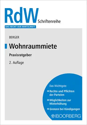 Berger |  Wohnraummiete | Buch |  Sack Fachmedien