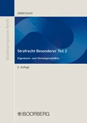 Zieschang |  Strafrecht Besonderer Teil 2 | eBook | Sack Fachmedien