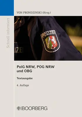 Prondzinski |  PolG NRW, POG NRW und OBG | Buch |  Sack Fachmedien
