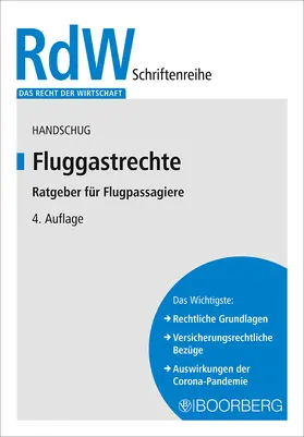 Handschug |  Fluggastrechte | Buch |  Sack Fachmedien