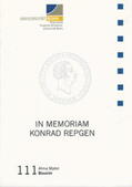 Rohrschneider / Kampmann / Hehl |  In Memoriam Konrad Repgen | Buch |  Sack Fachmedien