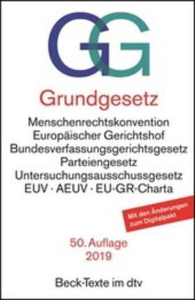 Grundgesetz: GG | Buch | 978-3-423-05003-6 | sack.de