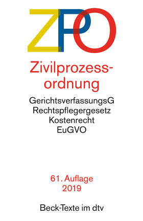 Zivilprozessordnung: ZPO | Buch | 978-3-423-05005-0 | sack.de