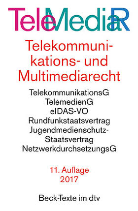 Telekommunikations- und Multimediarecht (TeleMediaR) | Buch | 978-3-423-05598-7 | sack.de