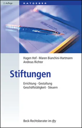 Hof / Bianchini-Hartmann / Richter |  Stiftungen | Buch |  Sack Fachmedien