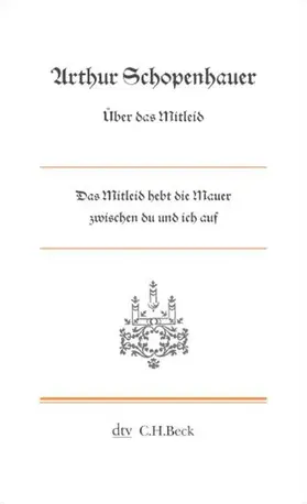Schopenhauer / Volpi |  Über das Mitleid | Buch |  Sack Fachmedien