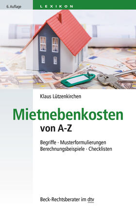 Lützenkirchen |  Lützenkirchen, K: Mietnebenkosten von A - Z | Buch |  Sack Fachmedien