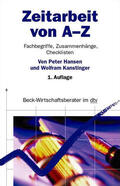 Hansen / Kanstinger |  Zeitarbeit von A-Z | Buch |  Sack Fachmedien