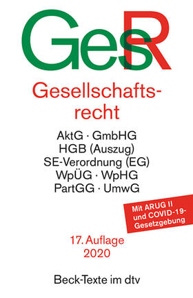Gesellschaftsrecht | Buch | 978-3-423-53038-5 | sack.de