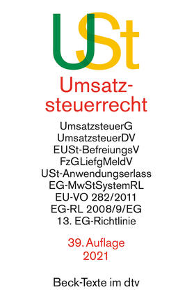 Umsatzsteuerrecht: USt | Buch | 978-3-423-53058-3 | sack.de
