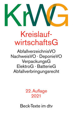 Kreislaufwirtschaftsgesetz: KrWG | Buch | 978-3-423-53076-7 | sack.de